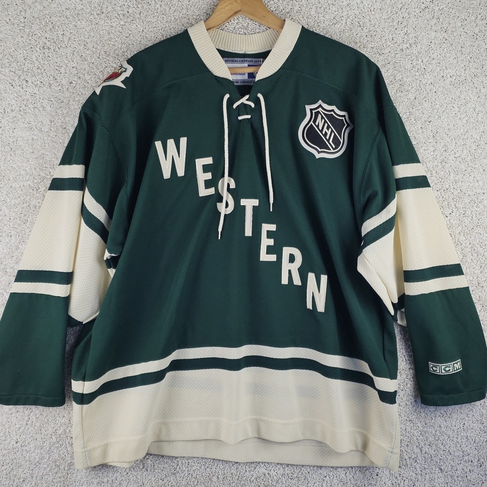 Vintage CCM Air Knit 2004 Western Conference All Star Minnesota Wild Jersey 2XL